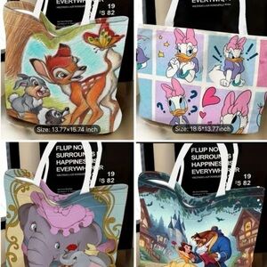 Disney Character Multicolor  Tote Bag Featuring “Daisy Duck” NEW!!!